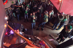 View from the stage, St. Patrick's Day 2016 at the Silver Dollar Saloon