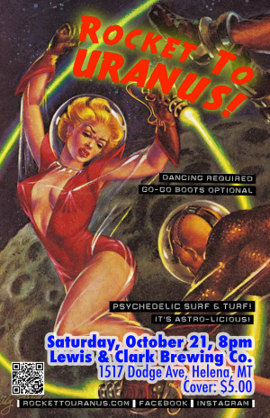 Poster advertising Oct 21 Rocket show.